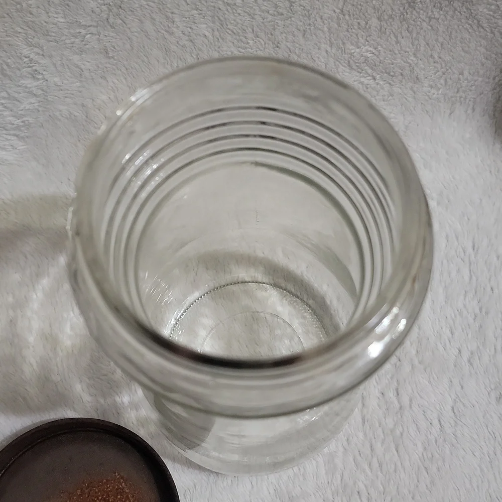 Vintage glass jar